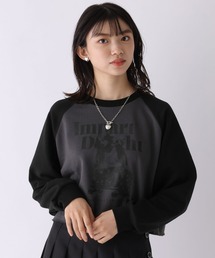 repipi armario（レピピ アルマリオ）の「GIRLプリントカットオフトップス（Tシャツ/カットソー・キッズ）」