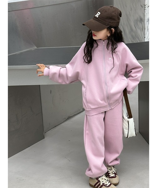 Bee des Bee（ビーデスビー）の「スウェットセットアップ（セットアップ・キッズ・グレー系その他/ピンク・130cm/140cm/120cm/100cm）」の4枚目の写真