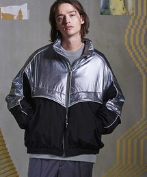 《UNISEX》Different Material Combination Prime-Over Truck Puffer Jacket/異素材切替中綿トラックジャケット 【MAISON SPECIAL/メゾンスペシャル】