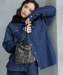 LAKOLE | 2WAYスパンコール巾着 / 971094(ショルダーバッグ)