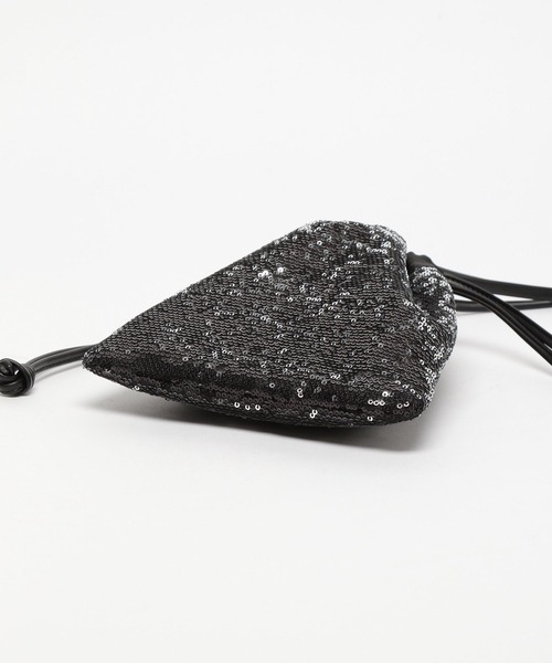 LAKOLE（ラコレ）の「2WAYスパンコール巾着 / 971094（ショルダーバッグ・レディース・ブラウン/シルバー/ブラック・FREE）」の11枚目の写真