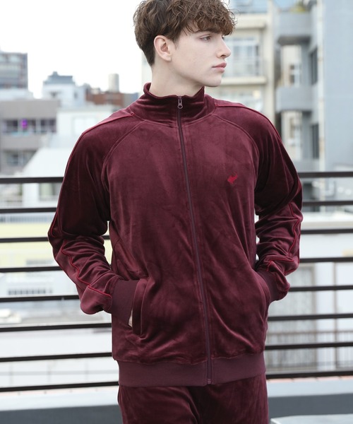 ✨Max Beat 80's トラックジャケット 長袖 ジャージ✨ XLARGE SALE セール エクストララージ ベロアジャケット VELOUR TRACK
