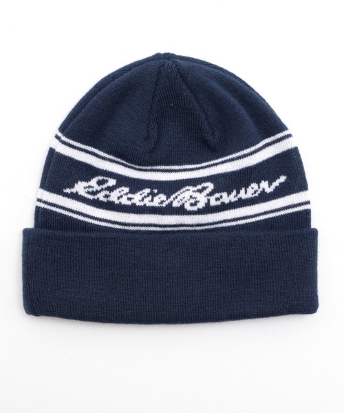 Eddie Bauer（エディーバウアー）の「ジャガード ロゴ ワッチキャップ（ニットキャップ/ビーニー・メンズ・グリーン/ネイビー/ブラウン/ブラック・F）」の4枚目の写真