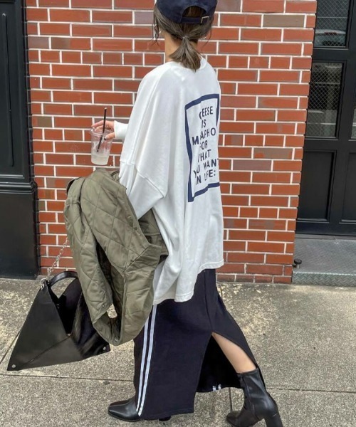 八太！！ バックプリントロゴ　ロングtシャツ THE NORTH FACE ザ・ノース・フェイス 長袖 Tシャツ ロンT