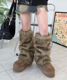 sedacle girl（セダクルガール）の「フェイクファーレッグウォーマー（レッグウォーマー）」