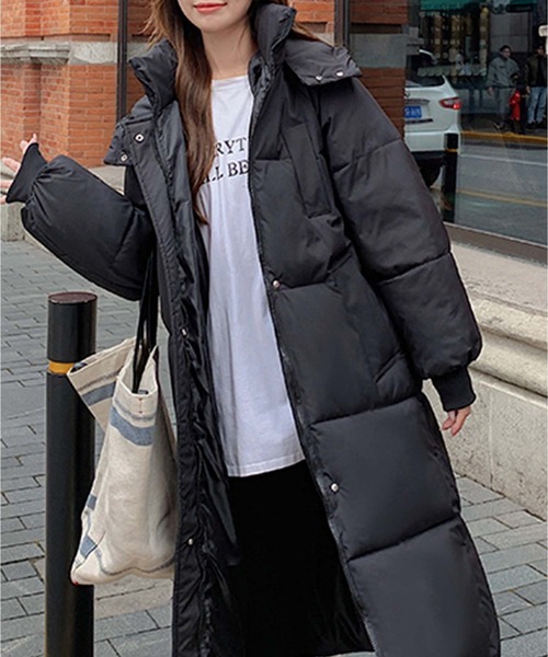 Girly Doll（ガーリードール）の「フード付きロングエコダウンコート