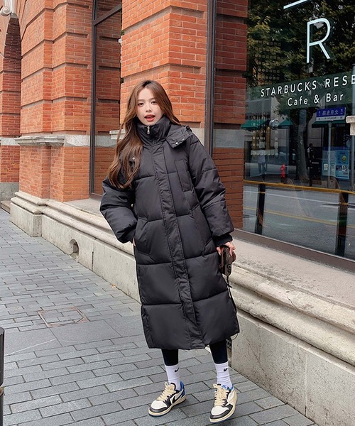 Girly Doll（ガーリードール）の「フード付きロングエコダウンコート