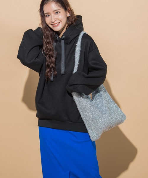 VICKY(ビッキー)の「【KOREAN ITEM】キラキララメトートバッグ(トートバッグ・レディース・パープル/ブラック/ライトグレー・FREE)」の4枚目の写真