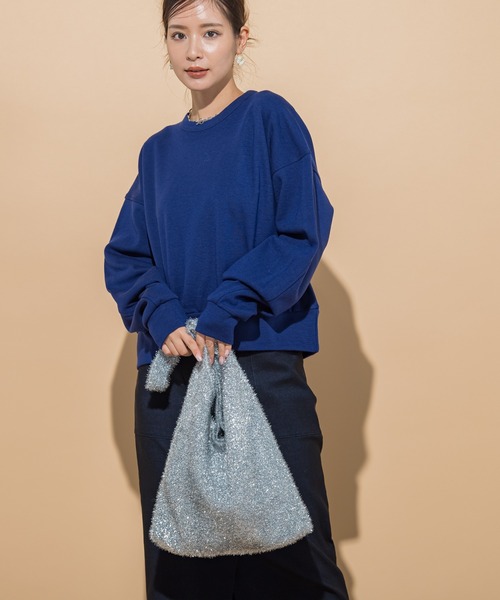 VICKY(ビッキー)の「【KOREAN ITEM】キラキララメトートバッグ(トートバッグ・レディース・パープル/ブラック/ライトグレー・FREE)」の8枚目の写真