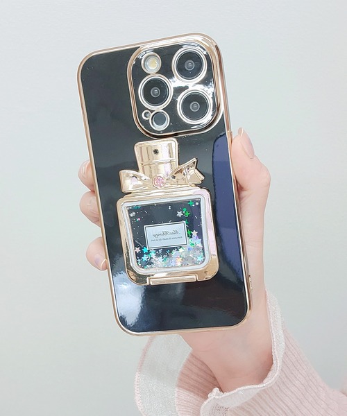 セール】スタンドリング付きパフュームiPhoneカバー