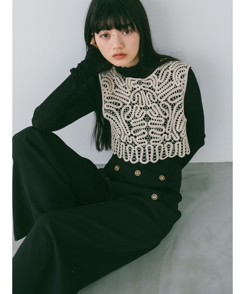 MARTE sahara 美品　Guipure Lace Vest Guipure Lace Vest｜ギピュールレースベスト – MARTE