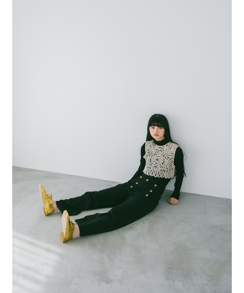 sahara（サハラ）の「Guipure Lace Vest（ベスト）」 - WEAR