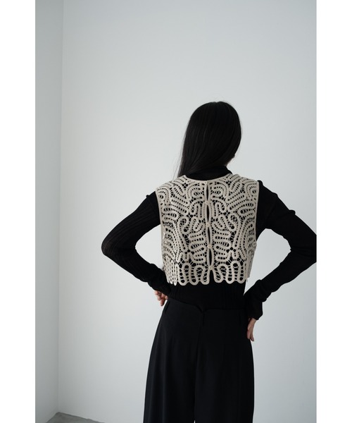 MARTE sahara 美品　Guipure Lace Vest Guipure Lace Vest｜ギピュールレースベスト – MARTE