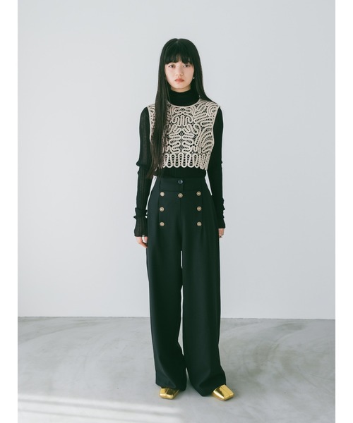 MARTE sahara 美品　Guipure Lace Vest sahara（サハラ）の「Guipure Lace Vest（ベスト）」 - WEAR