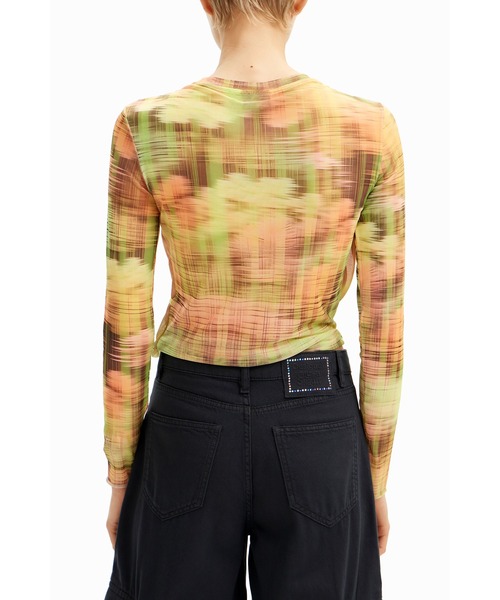 Desigual(デシグアル)の「【Desigual×Collina Strada】タイダイレイヤード ロングスリーブトップ(Tシャツ/カットソー・レディース・マルチ・S/M/L/XL/XS)」の2枚目の写真