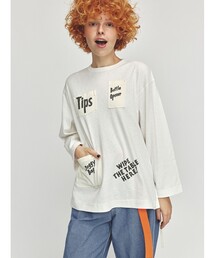 BEAMS BOY | BEAMS BOY / ツールポケット プリント ロングスリーブ Tシャツ(Tシャツ/カットソー)