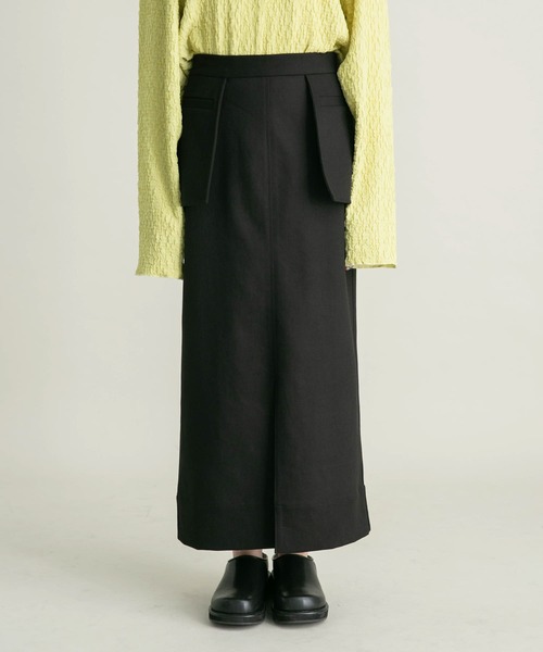 KBF（ケイビーエフ）の「ウエストポケットタイトスカート（スカート・レディース・チャコールグレー/ブラック・ONE）」の16枚目の写真