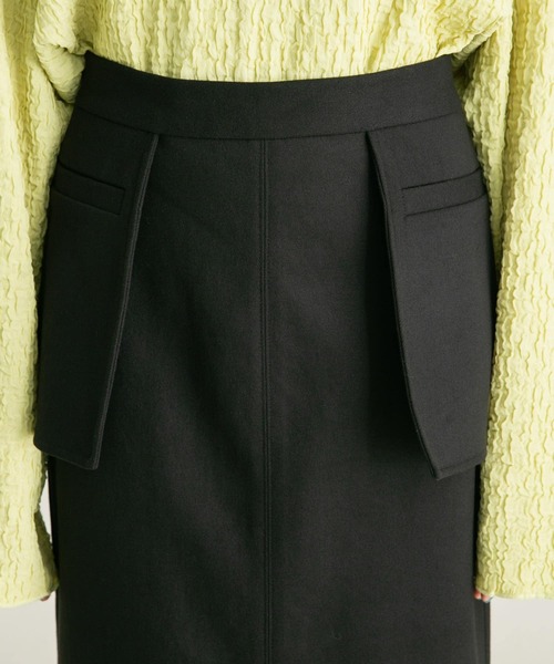 KBF（ケイビーエフ）の「ウエストポケットタイトスカート（スカート・レディース・チャコールグレー/ブラック・ONE）」の19枚目の写真