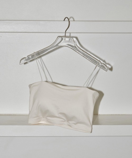 TODAYFUL(トゥデイフル)の「TODAYFUL Cupin Flatseam Bratop カップインフラットシームブラトップ/12410602(キャミソール・レディース・キナリ/ダークブラウン/ブラック・ONE SIZE)」の21枚目の写真