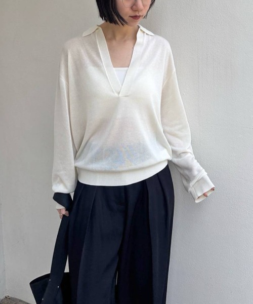 TODAYFUL(トゥデイフル)の「TODAYFUL Cupin Flatseam Bratop カップインフラットシームブラトップ/12410602(キャミソール・レディース・キナリ/ダークブラウン/ブラック・ONE SIZE)」の8枚目の写真