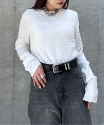 PAGEBOY | パッチワークミニTOPS(ニット/セーター)