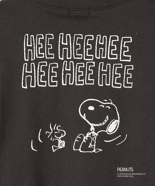 green label relaxing(グリーンレーベルリラクシング)の「【別注】<PEANUTS>TJ EX スウェット 100cm-130cm(スウェット・キッズ・ホワイト/イエロー/ダークグレー・XS110/S130)」の4枚目の写真