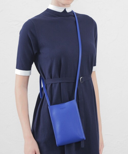 MACKINTOSH PHILOSOPHY（ﾏｯｷﾝﾄｯｼｭ ﾌｨﾛｿﾌｨｰ）の「スマホショルダーポーチ（ショルダーバッグ・レディース・ブラック/ブルー系その他3/ライトブルー/ベージュ・FREE）」の8枚目の写真