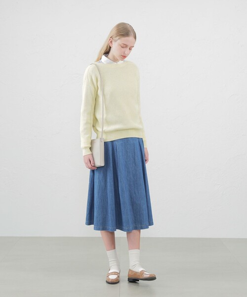 MACKINTOSH PHILOSOPHY（ﾏｯｷﾝﾄｯｼｭ ﾌｨﾛｿﾌｨｰ）の「スマホショルダーポーチ（ショルダーバッグ・レディース・ブラック/ブルー系その他3/ライトブルー/ベージュ・FREE）」の16枚目の写真