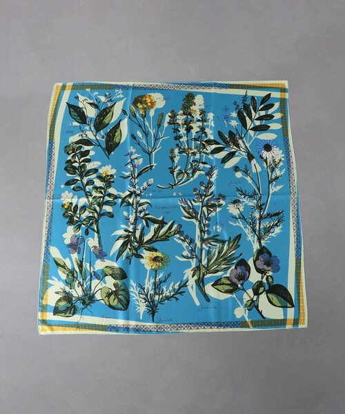 manipuri(マニプリ)の「<manipuri>シルク スカーフ L 24SS(バンダナ/スカーフ・レディース・ピンク/ターコイズブルー/イエロー/ケリー・FREE)」の9枚目の写真