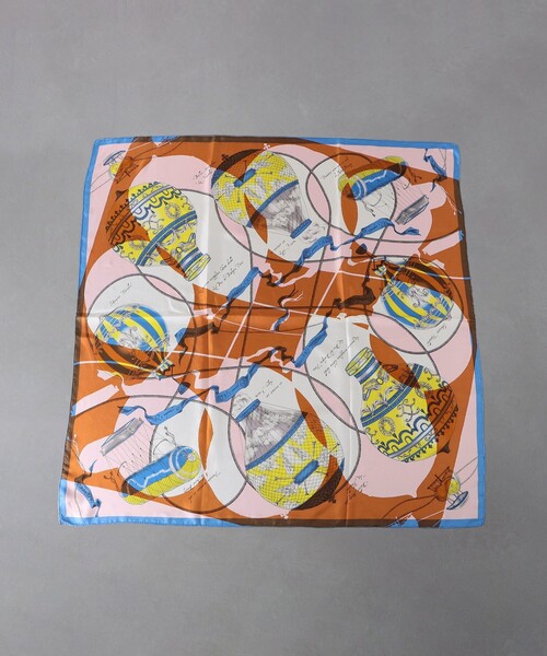 manipuri(マニプリ)の「<manipuri>シルク スカーフ L 24SS(バンダナ/スカーフ・レディース・ピンク/ターコイズブルー/イエロー/ケリー・FREE)」の16枚目の写真