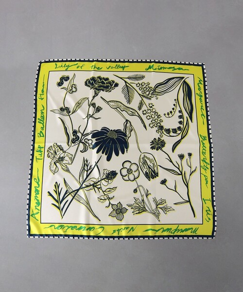 manipuri(マニプリ)の「<manipuri>シルク スカーフ L 24SS(バンダナ/スカーフ・レディース・ピンク/ターコイズブルー/イエロー/ケリー・FREE)」の19枚目の写真