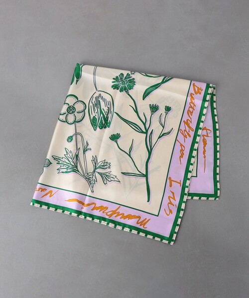 manipuri(マニプリ)の「<manipuri>シルク スカーフ L 24SS(バンダナ/スカーフ・レディース・ピンク/ターコイズブルー/イエロー/ケリー・FREE)」の21枚目の写真