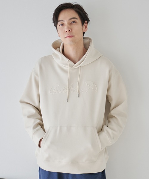 Arnold Palmer（アーノルドパーマー）の「ミラノリブ ポンチ シェア フーディ（パーカー・レディース・ブラック/アイボリー/ネイビー・XS/S/M/L/LL）」の15枚目の写真