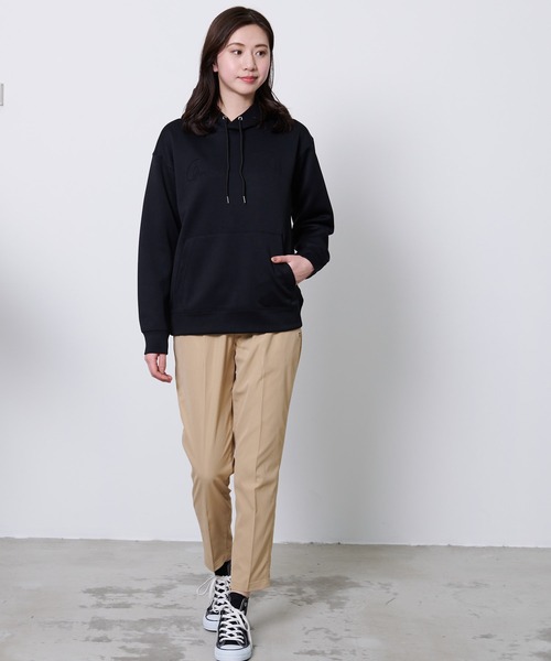 Arnold Palmer（アーノルドパーマー）の「ミラノリブ ポンチ シェア フーディ（パーカー・レディース・ブラック/アイボリー/ネイビー・XS/S/M/L/LL）」の12枚目の写真