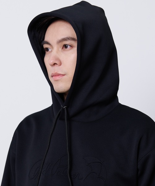 Arnold Palmer（アーノルドパーマー）の「ミラノリブ ポンチ シェア フーディ（パーカー・レディース・ブラック/アイボリー/ネイビー・XS/S/M/L/LL）」の8枚目の写真