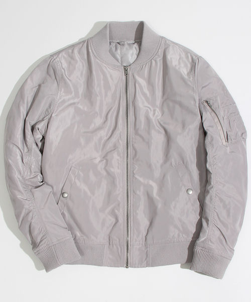 WEGO(ウィゴー)の「WEGO/MA-1(ミリタリージャケット・レディース・ブラック/グレー/グリーン/ネイビー/ワイン・FREE)」の7枚目の写真