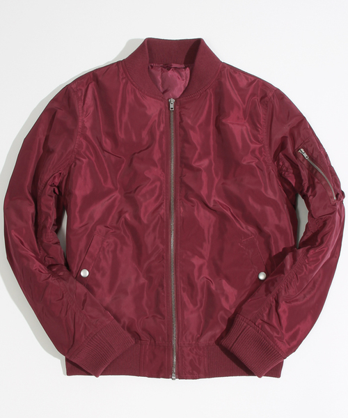 WEGO(ウィゴー)の「WEGO/MA-1(ミリタリージャケット・レディース・ブラック/グレー/グリーン/ネイビー/ワイン・FREE)」の10枚目の写真