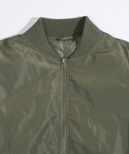 WEGO(ウィゴー)の「WEGO/MA-1(ミリタリージャケット・レディース・ブラック/グレー/グリーン/ネイビー/ワイン・FREE)」の13枚目の写真