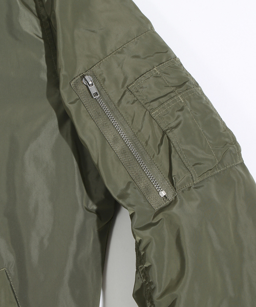 WEGO(ウィゴー)の「WEGO/MA-1(ミリタリージャケット・レディース・ブラック/グレー/グリーン/ネイビー/ワイン・FREE)」の15枚目の写真