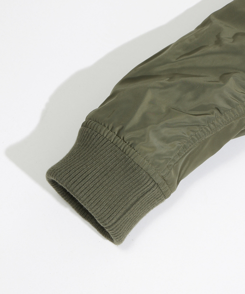 WEGO(ウィゴー)の「WEGO/MA-1(ミリタリージャケット・レディース・ブラック/グレー/グリーン/ネイビー/ワイン・FREE)」の16枚目の写真