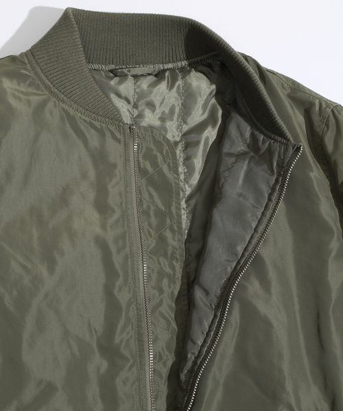 WEGO(ウィゴー)の「WEGO/MA-1(ミリタリージャケット・レディース・ブラック/グレー/グリーン/ネイビー/ワイン・FREE)」の17枚目の写真