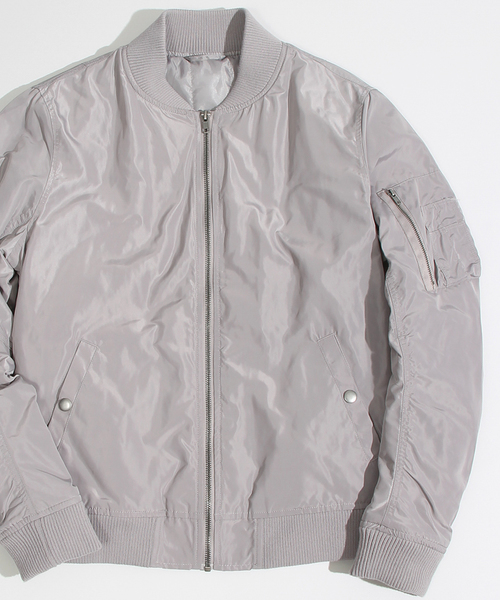 WEGO(ウィゴー)の「WEGO/MA-1(ミリタリージャケット・レディース・ブラック/グレー/グリーン/ネイビー/ワイン・FREE)」の20枚目の写真