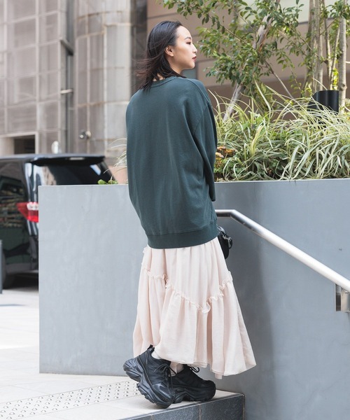 PAGEBOY（ページボーイ）の「イレヘムティアードスカート（スカート・レディース・アイボリー/ブラック/オフホワイト・FREE）」の6枚目の写真