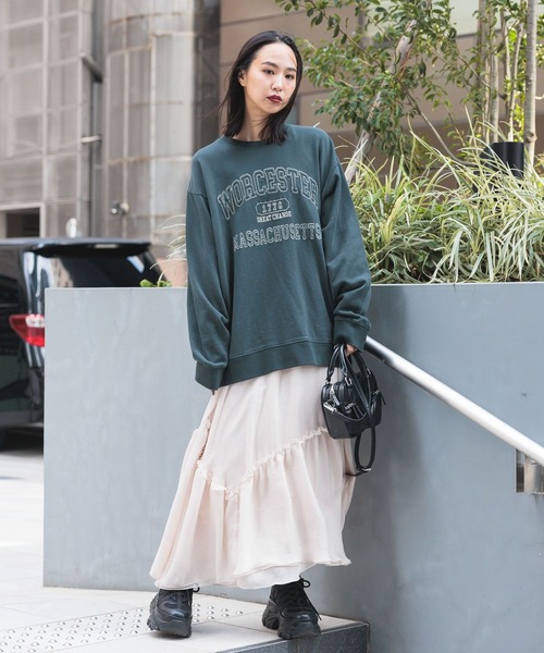 PAGEBOY（ページボーイ）の「イレヘムティアードスカート（スカート・レディース・アイボリー/ブラック/オフホワイト・FREE）」の16枚目の写真