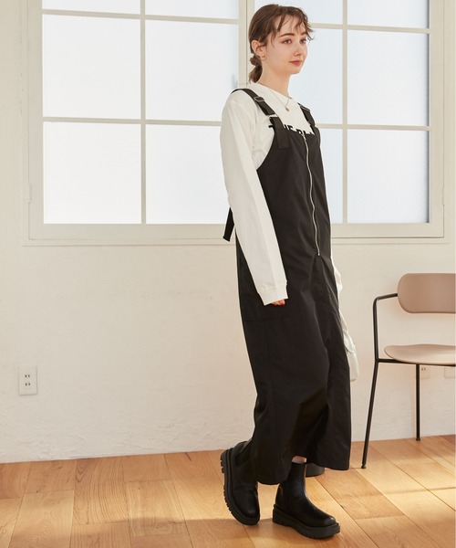 ANGIE（アンジー）の「フロントジップミリタリージャンパースカート（ジャンパースカート・レディース・ブラック/カーキ・FREE）」の16枚目の写真