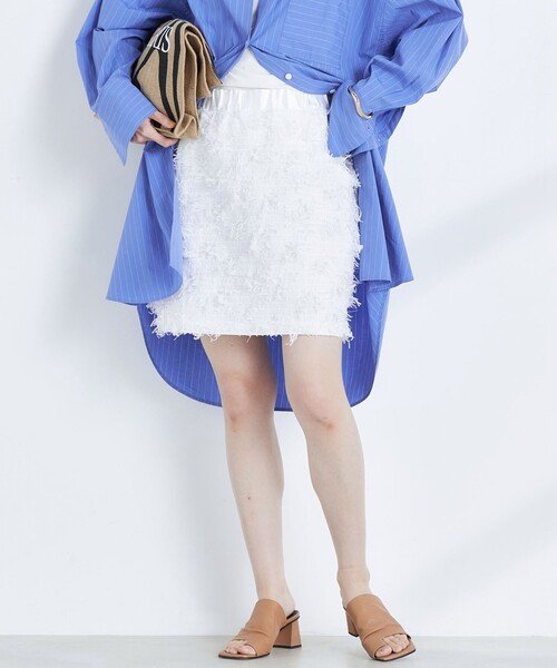 セール】【KIRYU】フェザーカットジャガードビスチェ兼ミニスカート