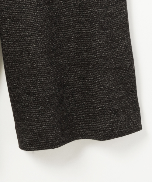 AMERICAN RAG CIE（アメリカンラグシー）の「AMERICAN RAG CIEアンゴラMIXニットジャージー×カルゼコンビネゾン/218-MUM-MN152K31（サロペット/オーバーオール・レディース・ブラック/ネイビー・FREE）」の16枚目の写真