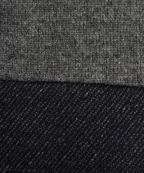 AMERICAN RAG CIE（アメリカンラグシー）の「AMERICAN RAG CIEアンゴラMIXニットジャージー×カルゼコンビネゾン/218-MUM-MN152K31（サロペット/オーバーオール・レディース・ブラック/ネイビー・FREE）」の12枚目の写真