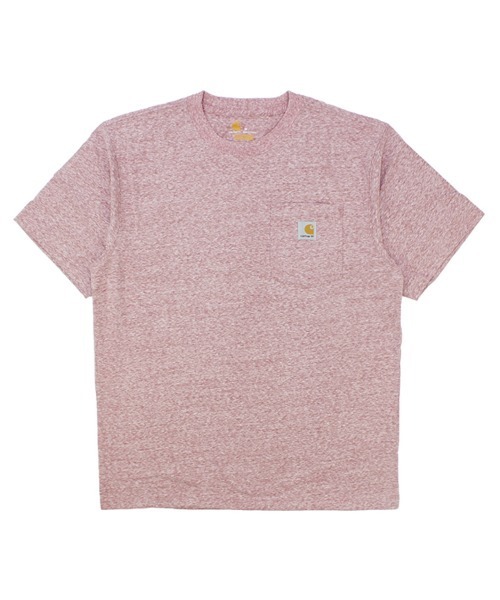 Carhartt(カーハート)の「カーハート 半袖ワーカーポケットクルーネックTシャツ CARHARTT WORKWEAR POCKET S/S T-SHIRT MIDWEIGHT K87(Tシャツ/カットソー・メンズ・ワイン/カーキ/ブラック/ピンク系/グリーン系/ホワイト/ライトグリーン系/杢グレー/ブルー系その他/ネイビー/ベージュ・LARGE/SMALL/X-LARGE/MEDIUM)」の10枚目の写真