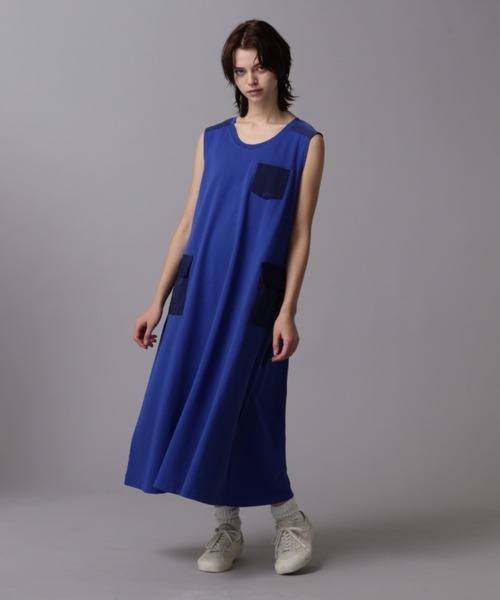 AVIREX（アヴィレックス）の「TANK POCKET ONE PIECE/タンクポケットワンピース（ワンピース・レディース・ブラック/ブルー/セージグリーン・MEDIUM/SMALL）」の15枚目の写真